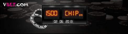 1.500 C GTD турнир покера от  Vbet Poker